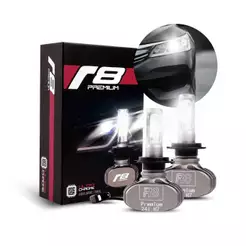 Lâmpada LED R8 Ultra Premium 12V Efeito Xenon Diversas Bases