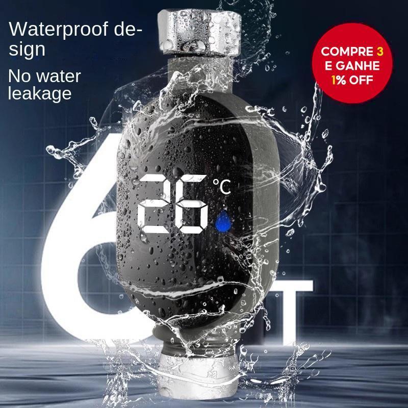Termômetro Universal De Água Para Chuveiro Controlador De Temperatura Bebês Com LED visual Mangueira De Torneira em Oferta na Shopee