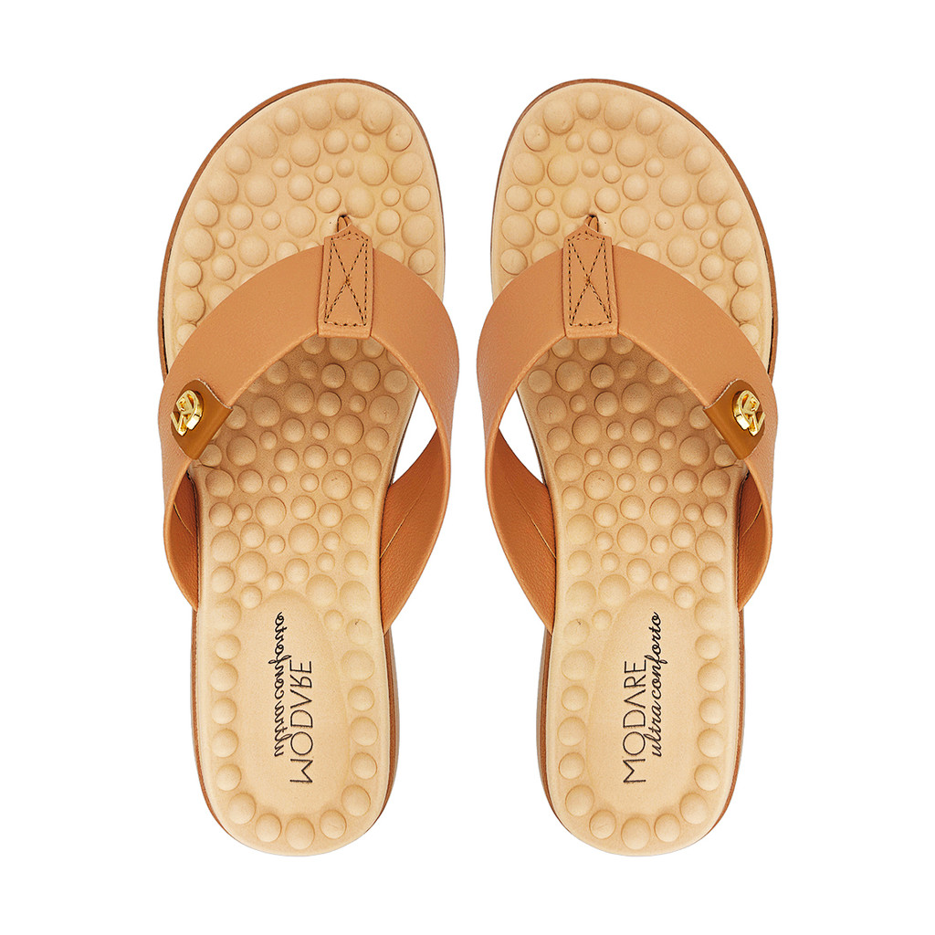 Tamanco Feminino Modare Ultra Conforto Chinelo Ortopedico Esporão Massageador de Dedo Casual Macio