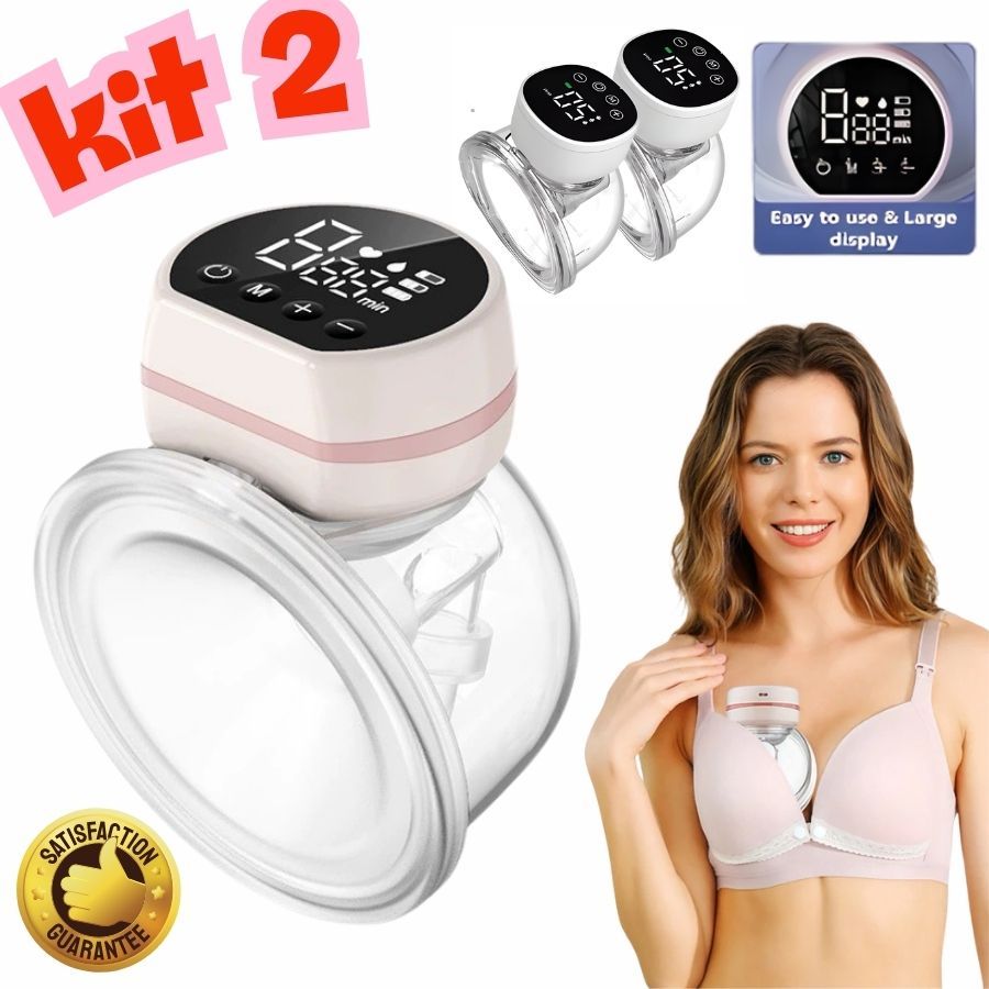 Extrator de leite materno, bomba elétrica portátil recarregável para amamentação em Oferta na Shopee