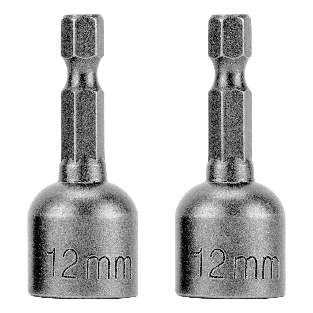 SOQUETE MAGNETICO PARA PARAFUSADEIRA, 12 MM - L 45 MM 2 PC//MTX