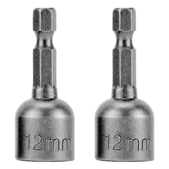 SOQUETE MAGNETICO PARA PARAFUSADEIRA, 12 MM - L 45 MM 2 PC//MTX