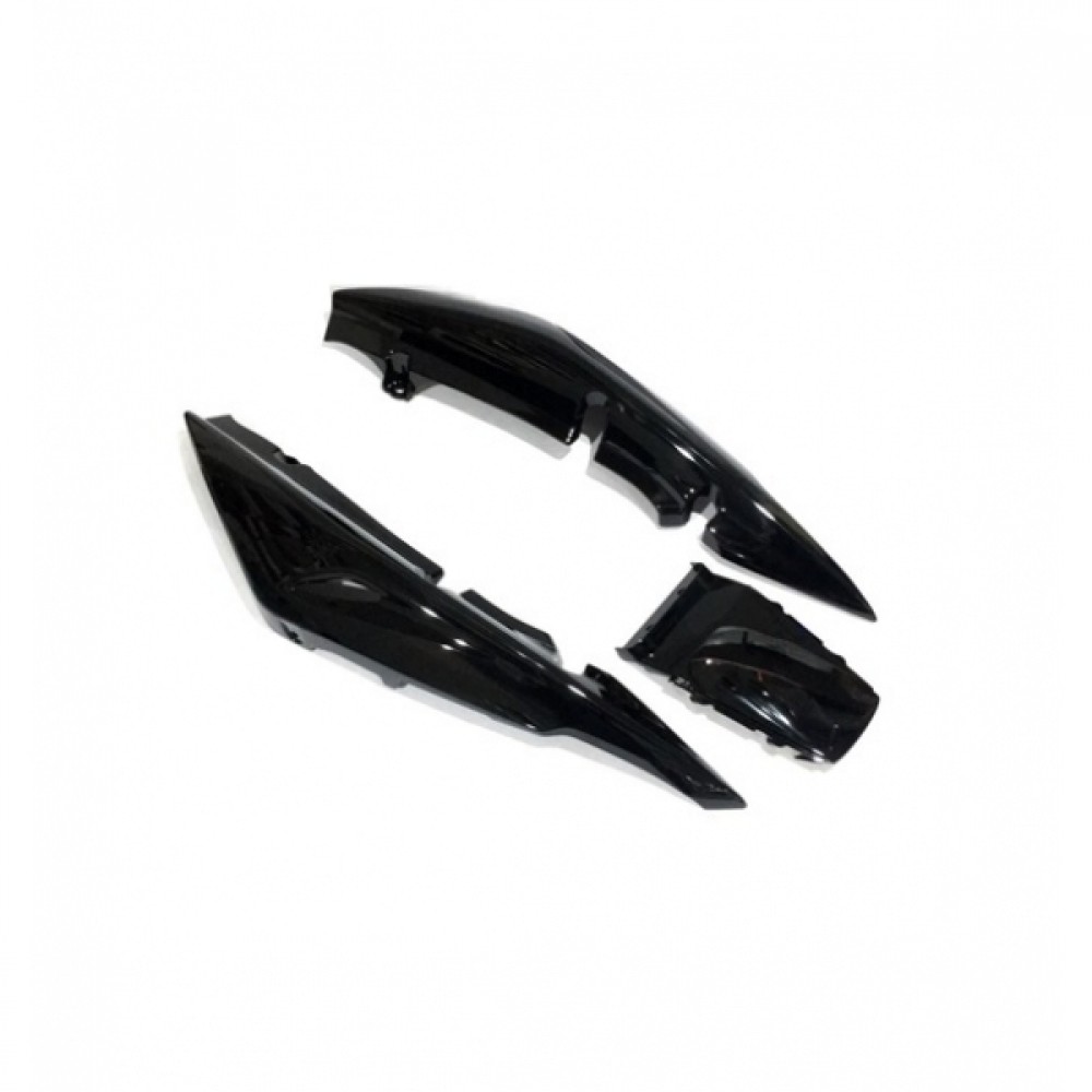 Rabeta Completa Moto Titan 150 Sport Preta 2005 2006 2007 2008 Carenagem Traseira Mod Original
