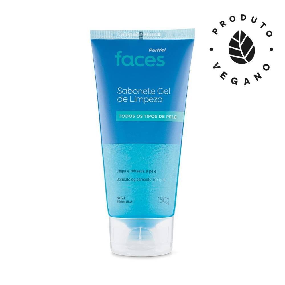 Sabonete Gel De Limpeza Panvel Faces Todos Os Tipos De Pele 150g