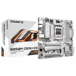 Placa Mãe Gigabyte B850M DS3H ICE, Chipset B850, AMD AM5, M-ATX, DDR5