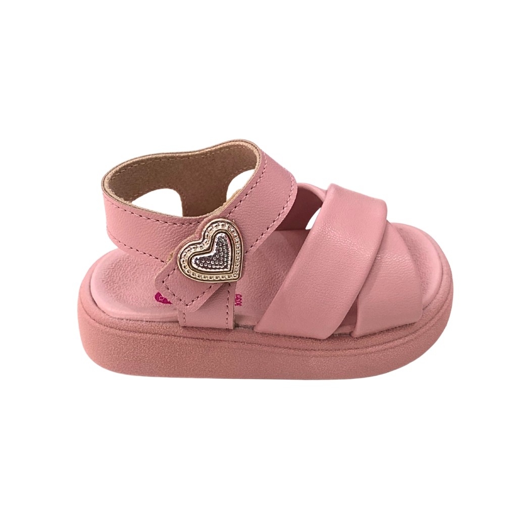 Sandália Infantil Menina Molekinha Rosa 2733.111