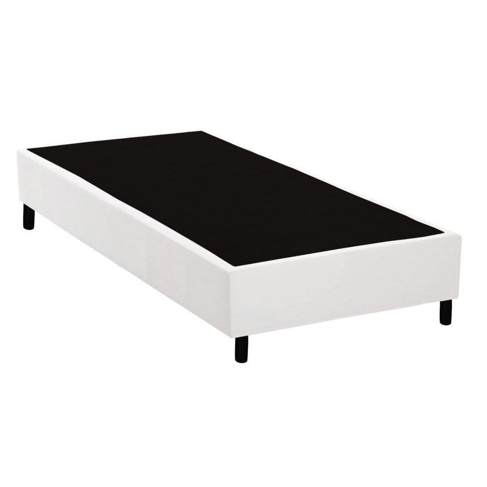 Cama Box Base Solteiro Universal Courano White (96x203x20) - Costa Rica em Oferta na Shopee