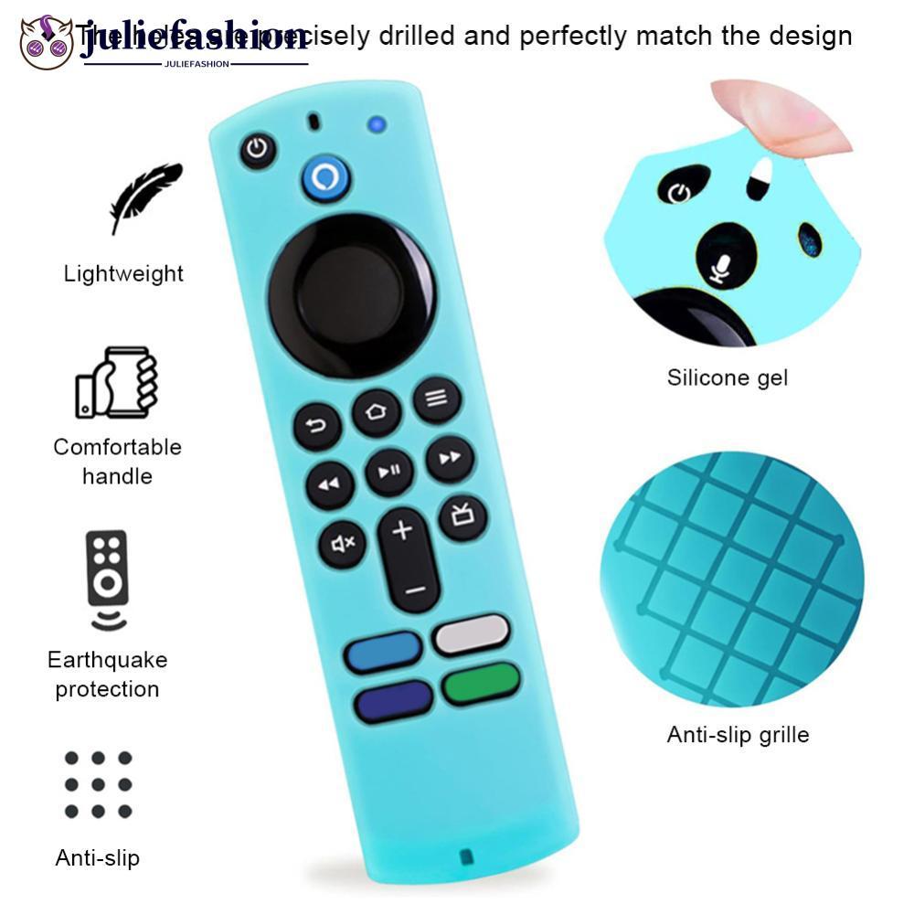 JULIEFASHION Capa De Substituição Para Fire TV Stick (3a Geração) L5B83G Protetora De Silicone Controle Remoto Resistent