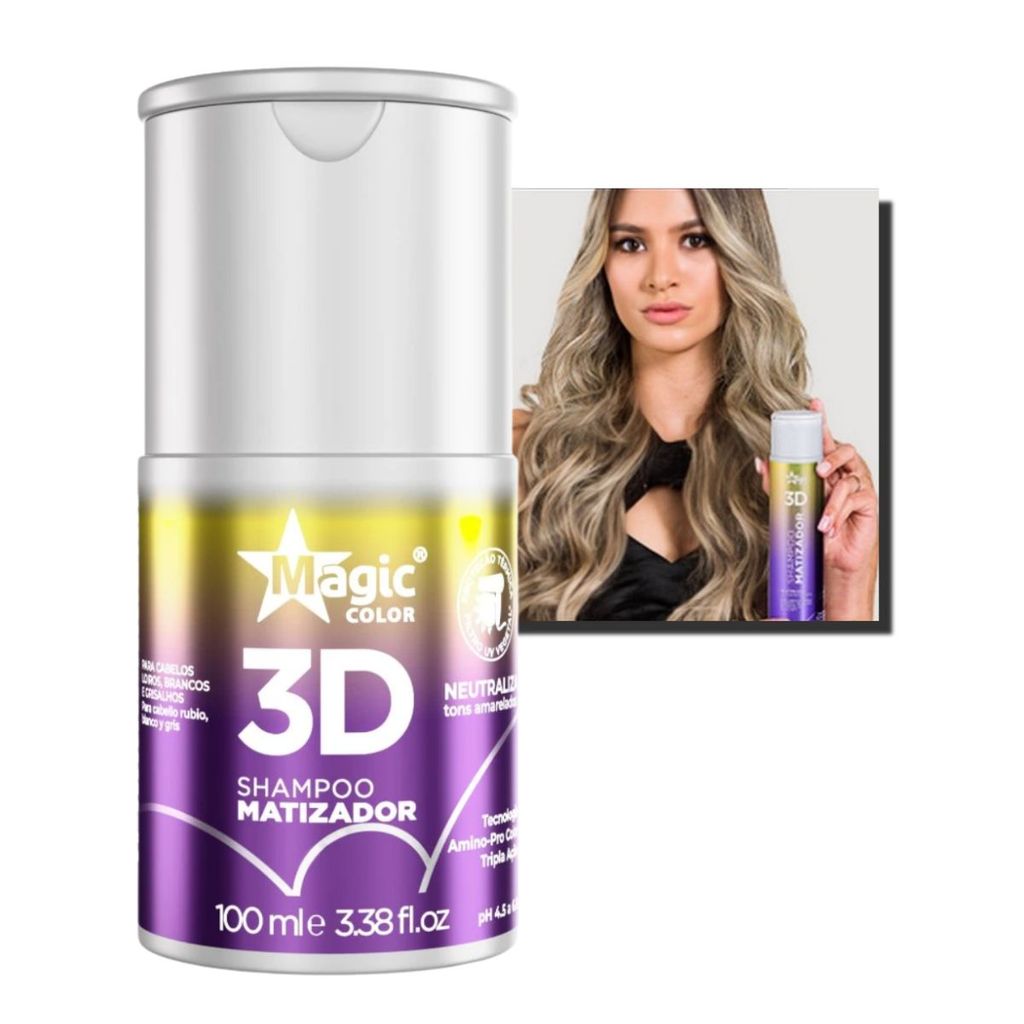 Shampoo Matizador 3D 100ml Magic Color