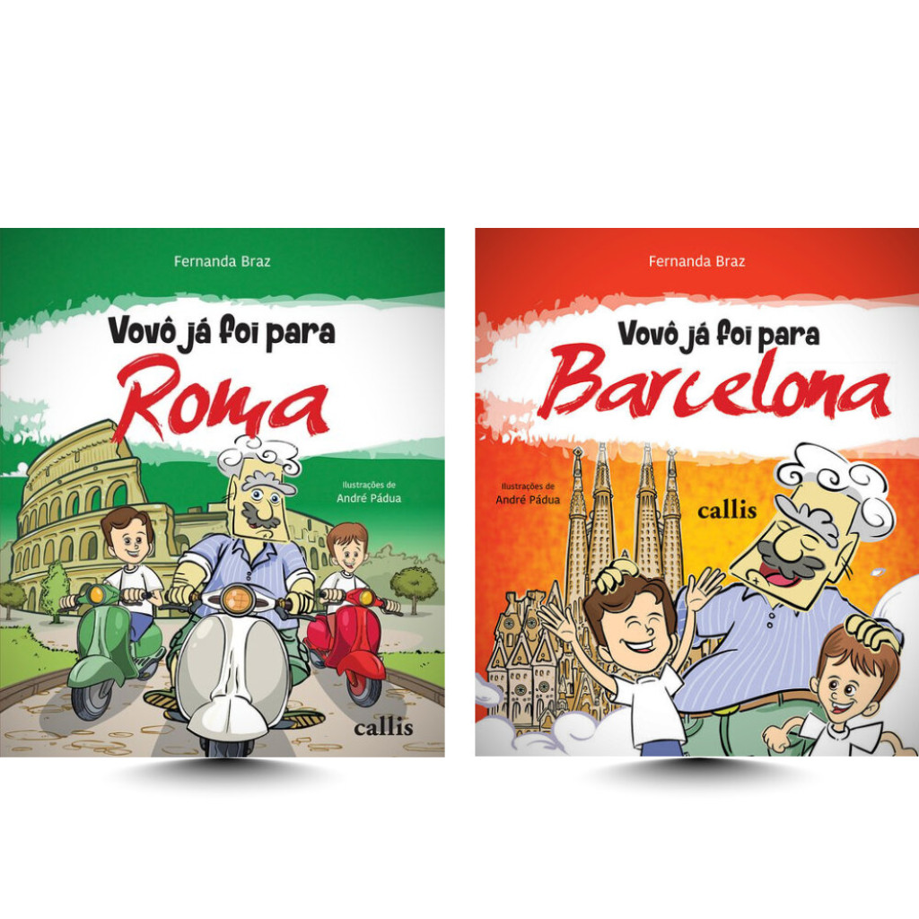 Coleção: Vovô Já Foi Para Roma + Vovô Já Foi Para Barcelona