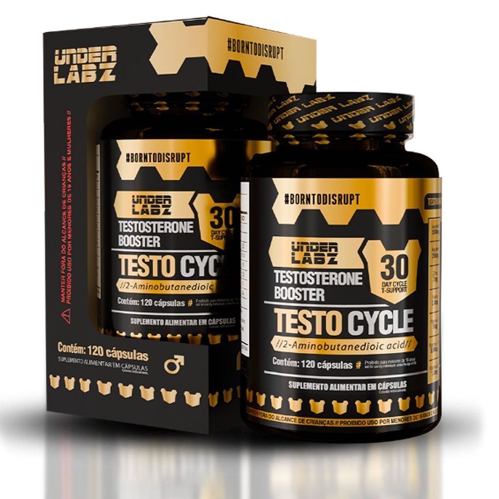Testo Cycle - 120 Capsulas - Under Labz em Oferta na Shopee
