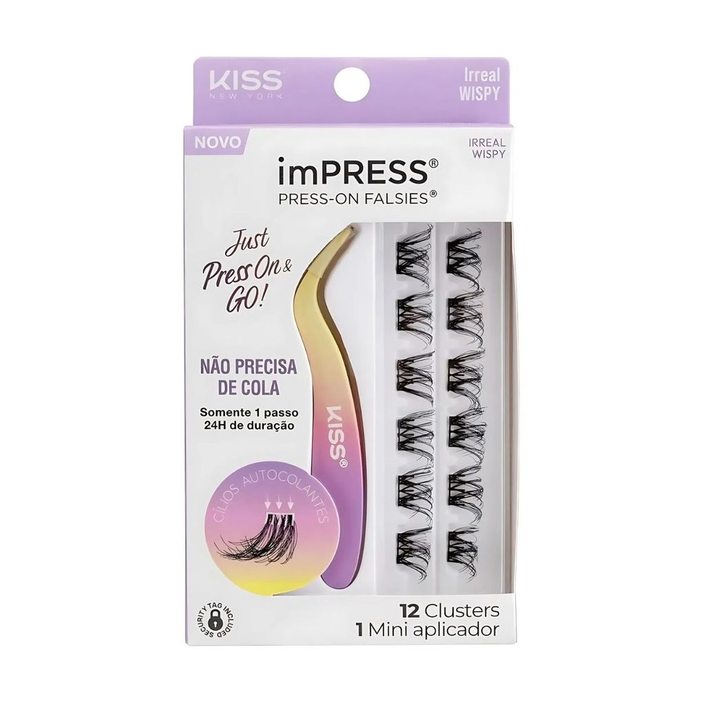 Cílios Kiss Impress Mini Kit – Acabamento Leve e Natural