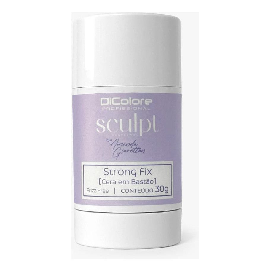 Dicolore Strong Fix Cera Bastão Frizz Free Sculpt Penteados 30g