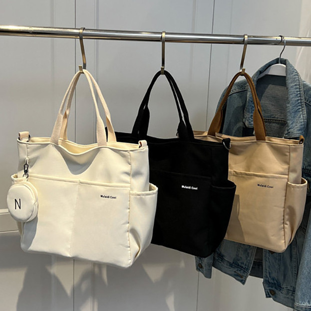 Bolsa Tiracolo Escolar Impermeável em Tecido Oxford – Grande Capacidade para Universidade, Trabalho e Uso Diário em Oferta na Shopee