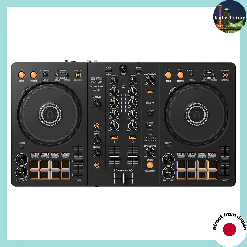 Controlador De DJ De 2 Canais Compatível Com Multiaplicação Pioneer DDJ-FLX4