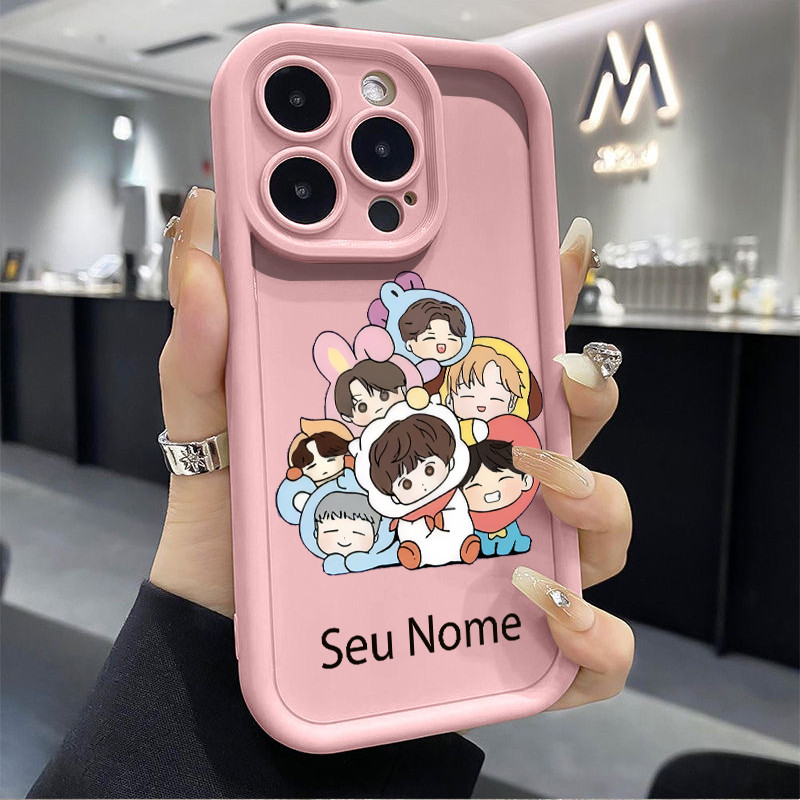 Capinha personalizada de BT21 para Xiaomi Redmi 12 13 C note 12 10 9 8 11 13 POCO X5 X6 PRO Resistente A Choques Case em Oferta na Shopee