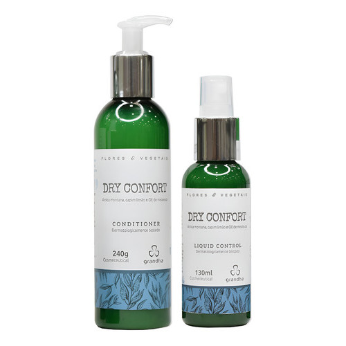 Grandha Dry Confort Condicionador 240g Liquid Control 130ml