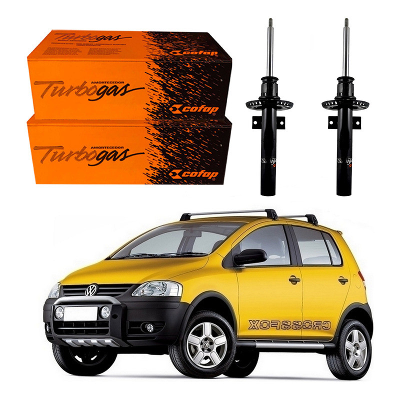 Par Amortecedor Dianteiro Crossfox 1.6 2005 A 2018 em Oferta na Shopee