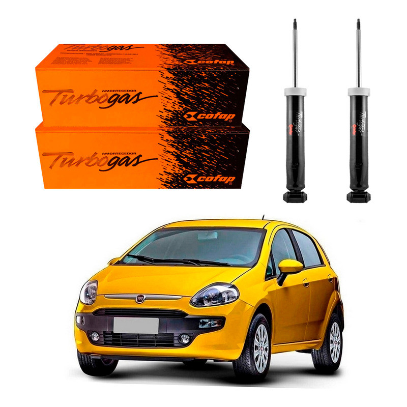 Par Amortecedor Traseiro Fiat Punto 1.4 1.6 1.8 2011 A 2017 em Oferta na Shopee