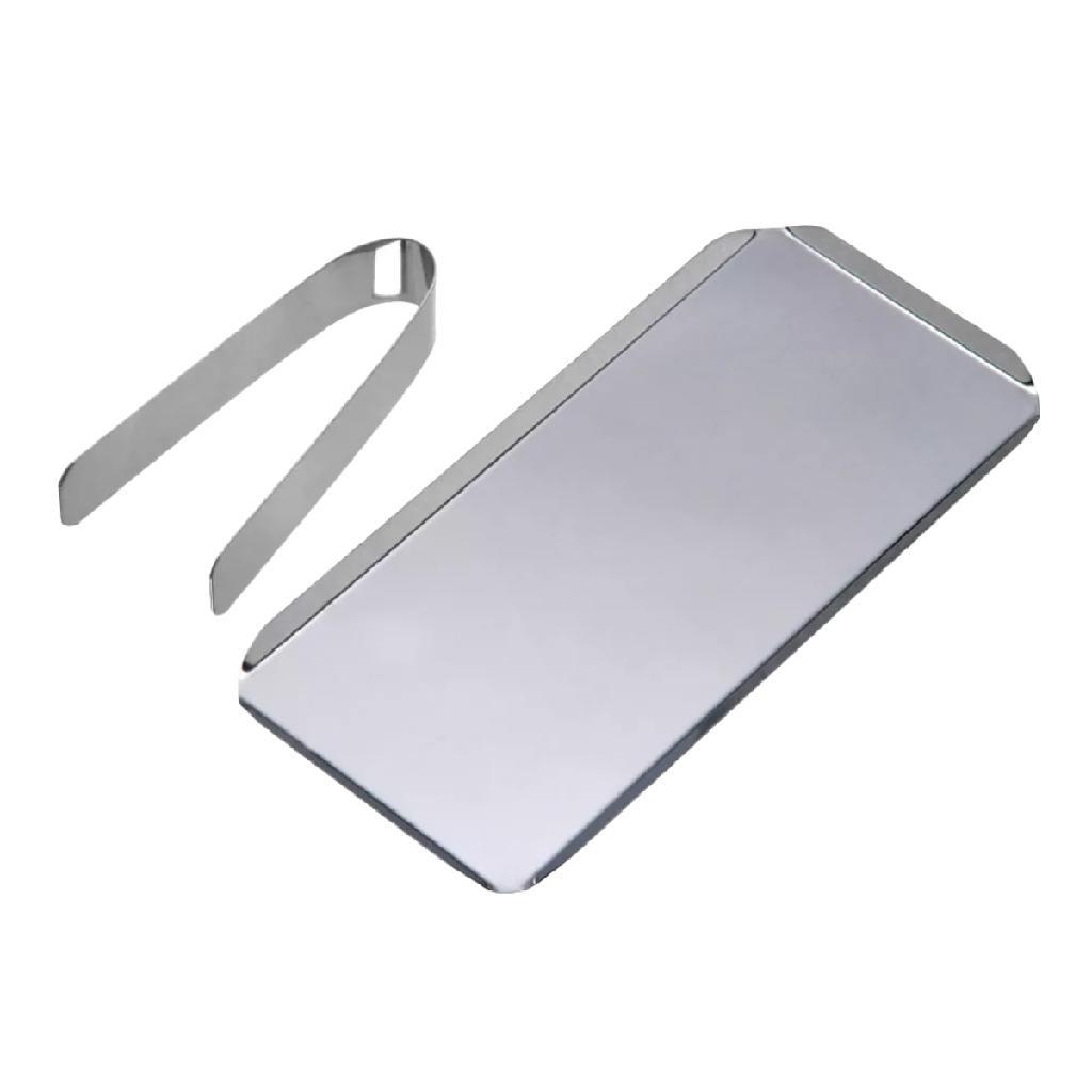 Kit Para Estufa Esterelix Pinça + Bandeja Aço Inox Mega Bell Manicure Pedicure Podóloga