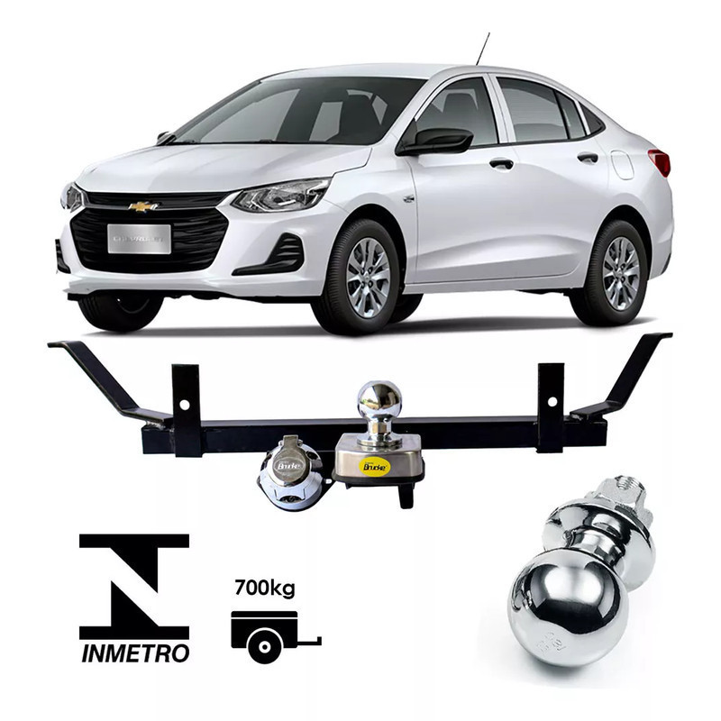 Engate Reboque Fixo GM Onix/Activ/Sonic Hatch 2011 2012 2013 2014 2015 2016 2017 2018 2019 ( 20/21 apenas Joy) Rabicho