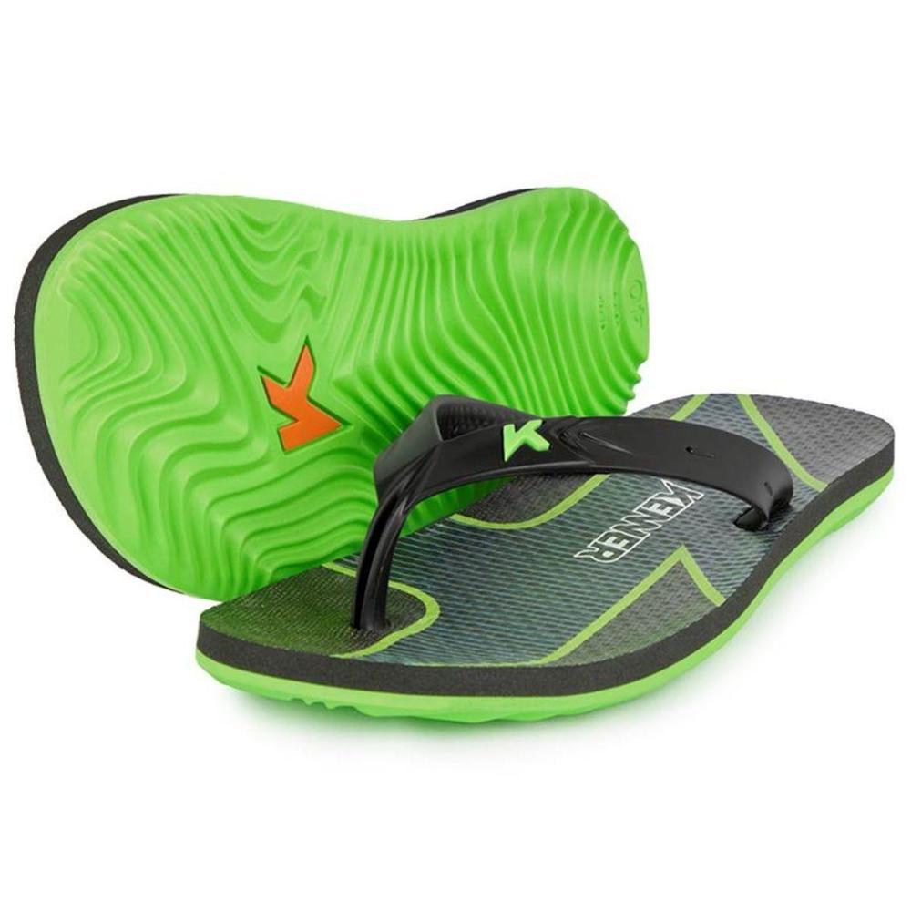 Chinelo Kenner Summer Classic Masculino - Preto e Verde em Oferta na Shopee