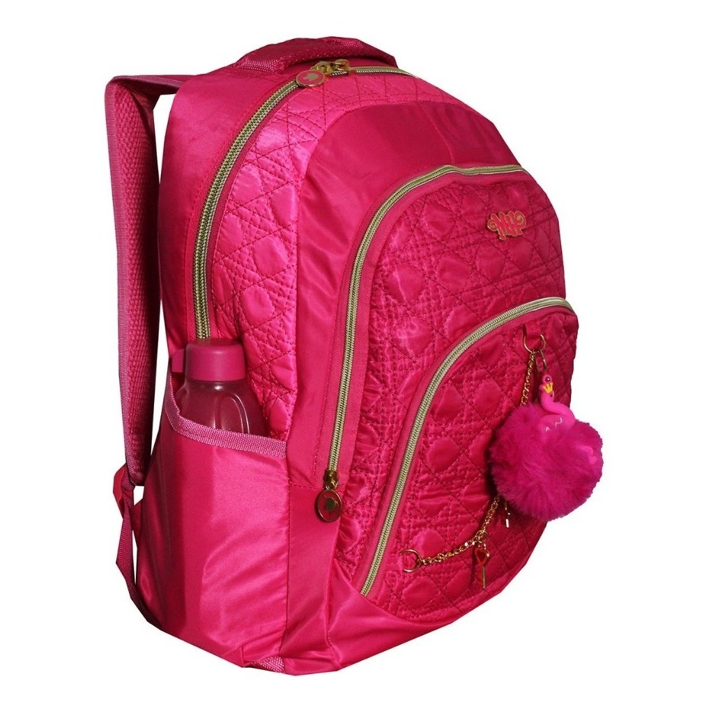 Mochila Feminina Juvenil Escolar Michele Hobbs Notebook Tipo Capricho Mh3971