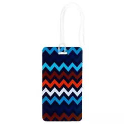 Identificador de Bagagem Colorido - Chevron
