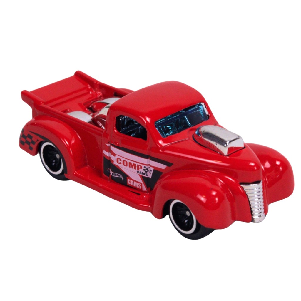 Carrinho Pickup Vermelha Miniatura Escala 1:64 Metal Castela