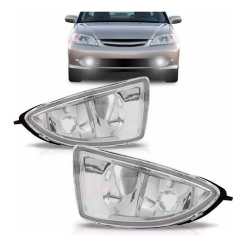 Par Farol Milha Auxiliar Civic 2004 A 2006
