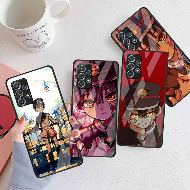 Capa De Telefone De Vidro Hanako-kun 02 Para Samsung Galaxy A16 A15 A25 A35 A55 A53 A54 A34 A14 A32 A52 4G 5G A56 A54