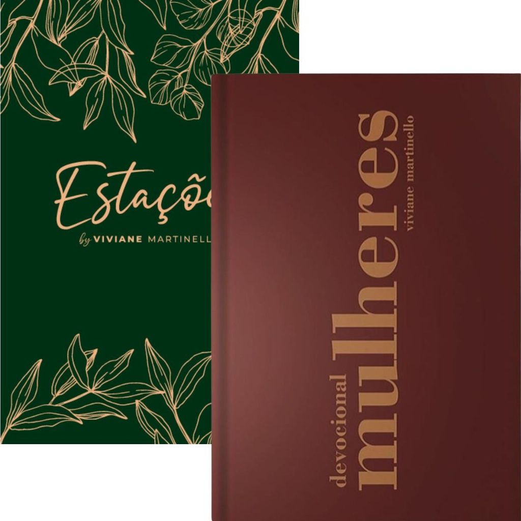 Kit Planner Estações Viviane Martinello Capa Dura + Devocional Mulheres