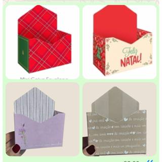 5- unid Mini Caixa envelope 10x5,5x6 em Oferta na Shopee