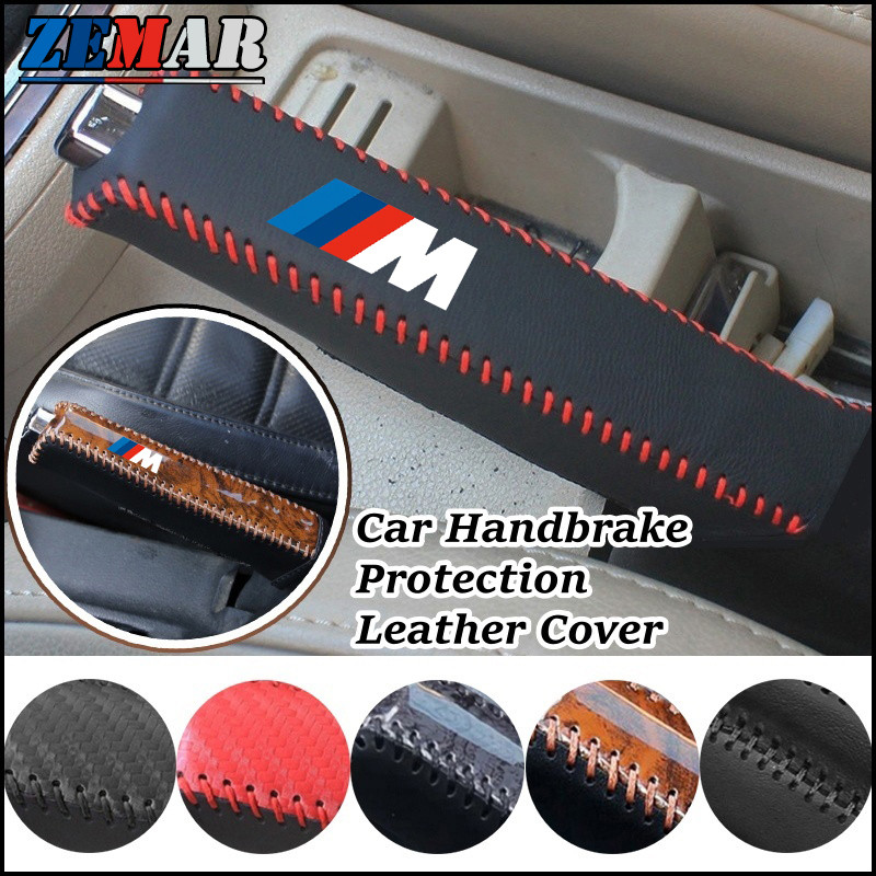 Capa Protetora Universal De Freio De Mão Para Carro BMW De Couro Decoração Acessórios Interiores De F30 E36 E46 E90 320i