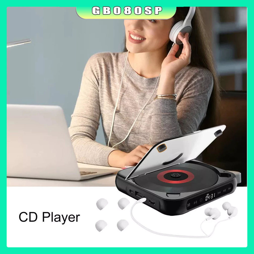 Leitor De Cd Bluetooth Portátil  Suporta Cd/mp3/cd-rwma Dvd Externo