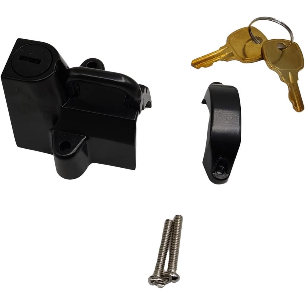 Trava para Capacete de Motocicleta 7/8" a 1-1/4" 25mm-32mm (Preto)