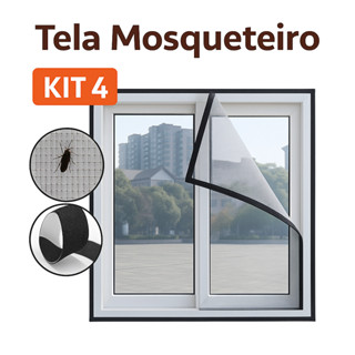 Tela Anti-Mosquito Adesiva para Janela – Fácil Instalação Sem Furos em Oferta na Shopee