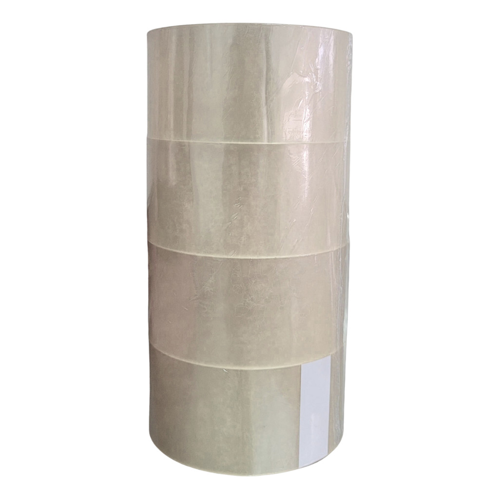 Kit 4 Fitas Para Empacotamento Transparente 45mmx40m