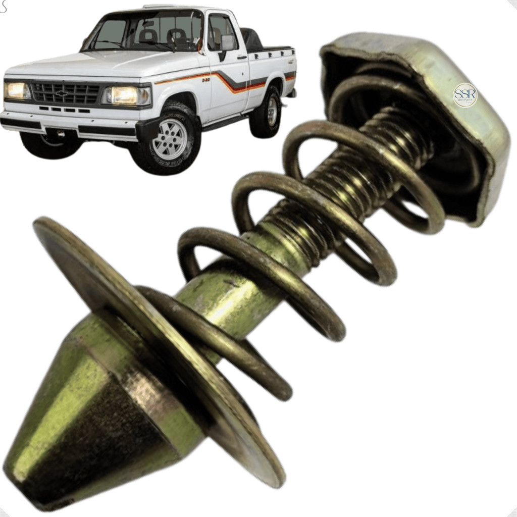 Fechadura Pino Superior Do Capô Com Mola Gm D20 D40 Veraneio e Caminhões