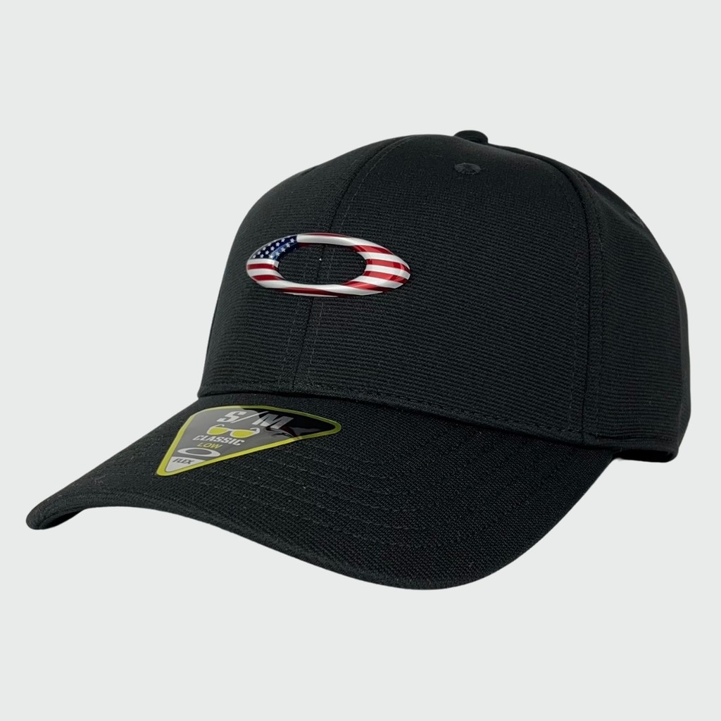 Boné Oakley Tincan Black American Flag em Oferta na Shopee