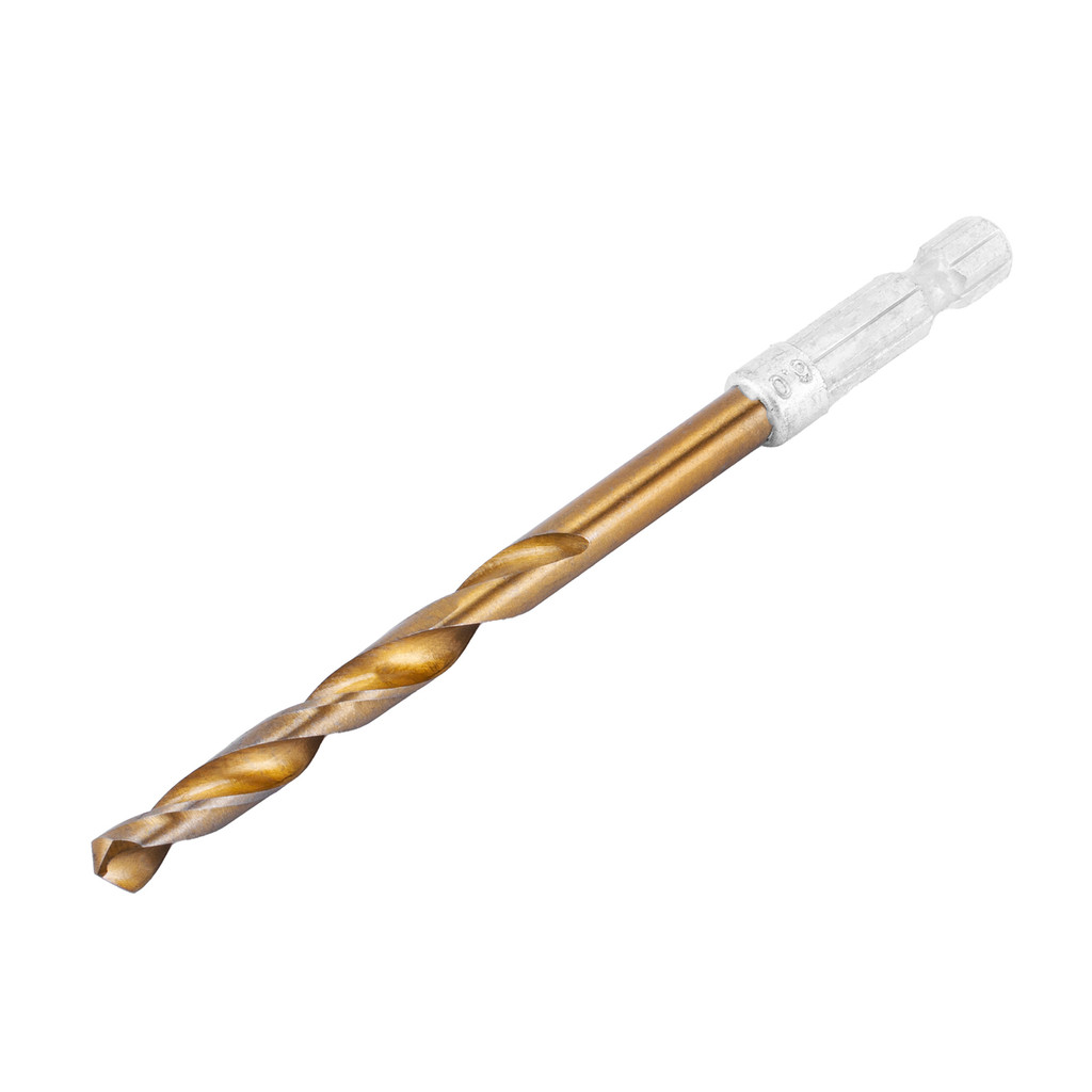 BROCA ACO RAPIDO PROFISSIONAL, NITRETO DE TITANIO, PARA METAL, 6MM, HASTE SEXTAVADA, 1PC // MTX