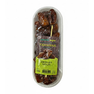 Tâmara DEGLET NOUR Importada 200g - Bandeja 