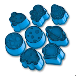 Ejetor Modelador Para Doces ASTRONAUTA UNIVERSO Brigadeiros Docinhos Massa Biscuit Biscoito Resistente Massinha