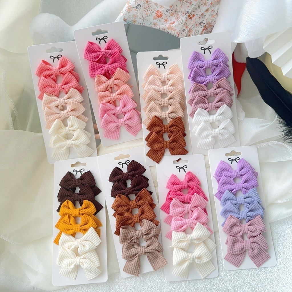 Kit 6 PRENDEDORES LAÇOS Clipes de Cabelo para Meninas Headwear Acessórios Feitos à Mão em Oferta na Shopee