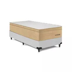 Cama Box e Colchão Poli Pillow D33-Solt.(108x198)-Ortoclass