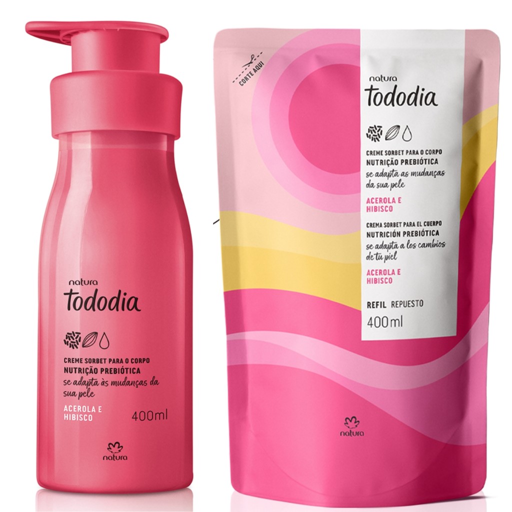 Hidratante Acerola E Hibisco+Refil Acerola e Hibisco- Natura em Oferta na Shopee