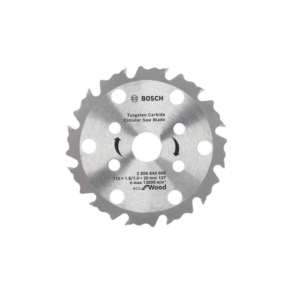 LAMINA SERRA CIRCULAR WIDEA COOLTEQ 110MM 4.1/2 POL 12D 2608644669000 BOSCH