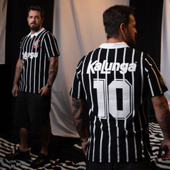 Camisa Corinthians Retrô Kalunga Neto 1990 nº 10 Masculina Oficial