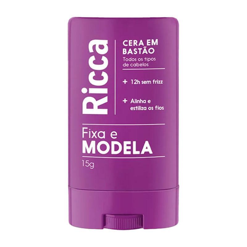 Cera Capilar em Bastão Ricca Fixa e Modela 15g em Oferta na Shopee