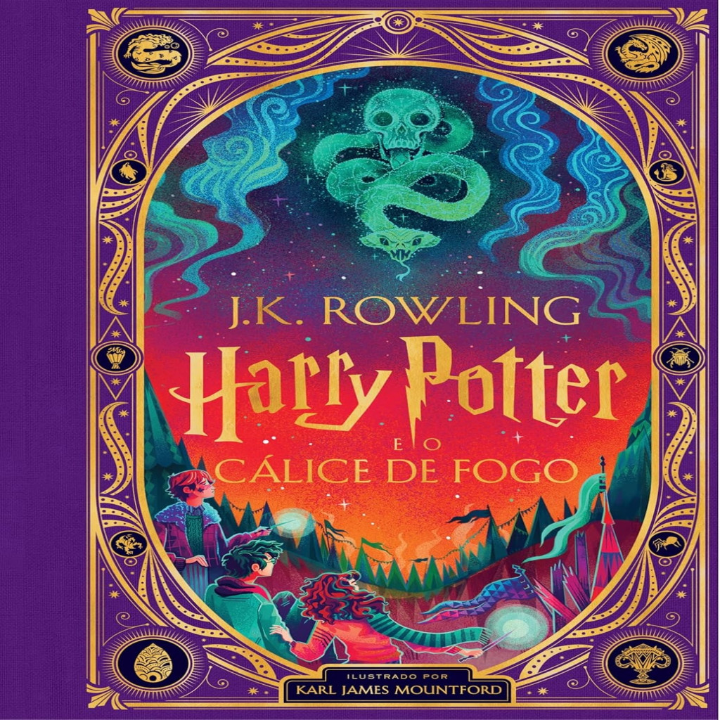 Harry Potter e o Cálice de Fogo edição ilustrada interativa autor Rowling, J K